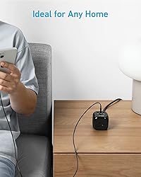 Anker 321 Power Strip with 20W USB C, 3 Outlets and