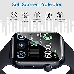 UniqueMe 6 Pack for Apple Watch Screen Protector