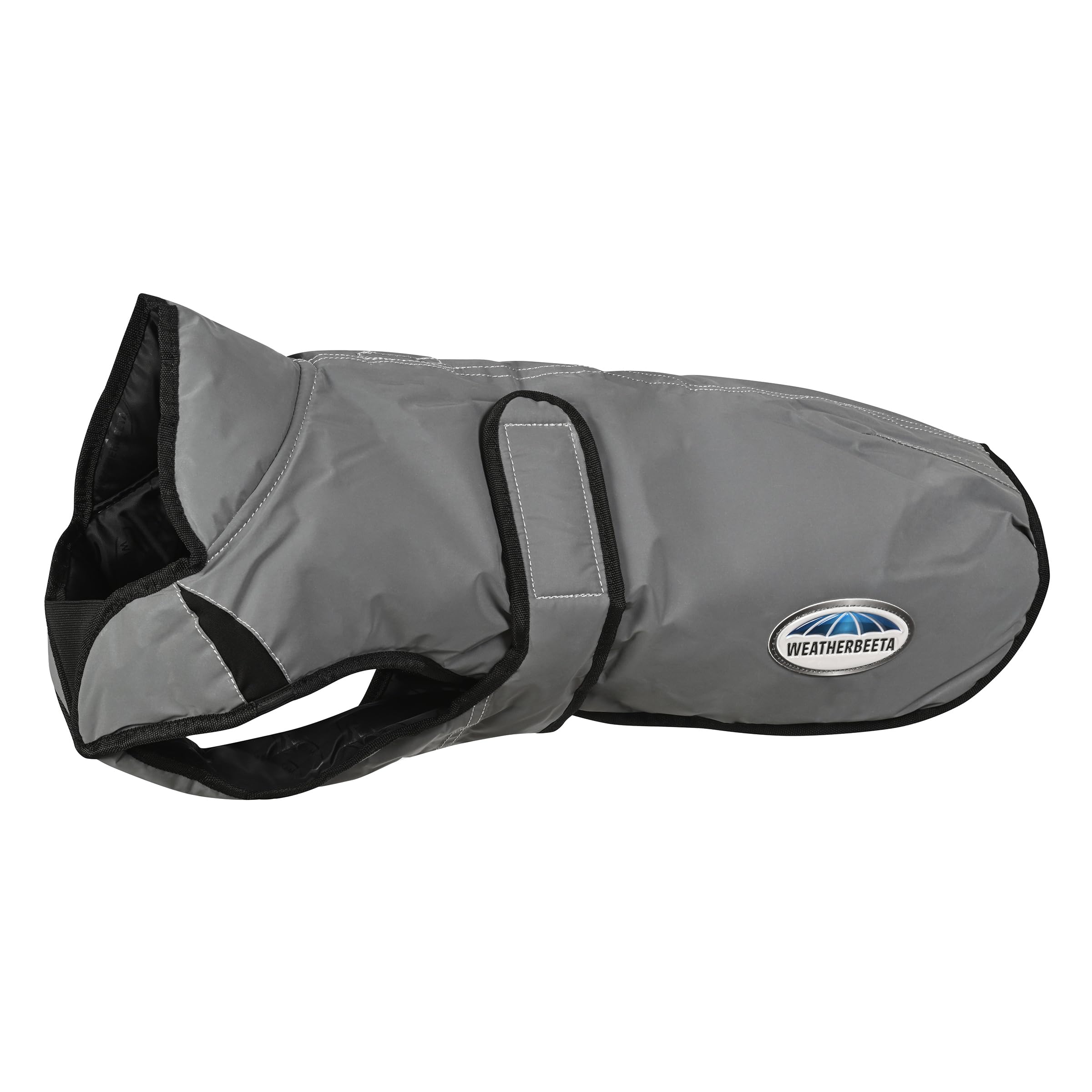 WeatherBeeta ComFiTec Reflective Dog Coat Medium, Silver, 50cm
