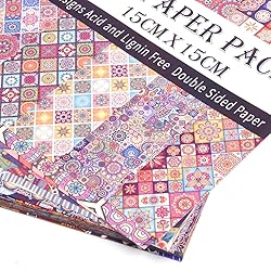 Origami Paper Kit 50 Sheets 70GSM 6 Inch Square