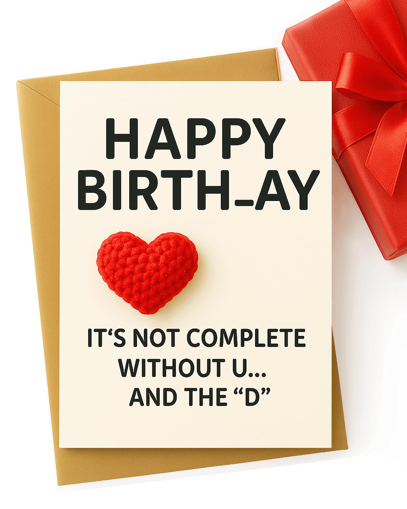 Photo 1 of Funny Birthday Gifts for Men, Humorous Birthday Card Gift for Husband Boyfriend Fiance, Unique Bday Card for Him