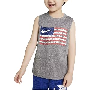 Nike Little Boys' Just Do It Flag Muscle Tank Top