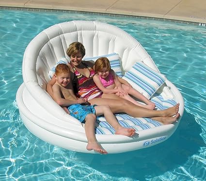 Amazon Com Solstice By Swimline Aqua Sofa With Instaflate System