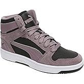 Puma Women's Rebound Layup Mid Shoes, Black-Plum Jam AH25, 6