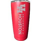 University of Houston Etched 16 oz Stainless Steel Tumbler (Red) Officially Licensed Collegiate Product