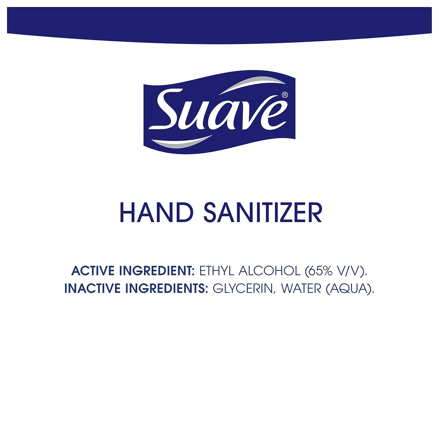 Suave Hand Sanitizer Alcohol Based Kills 99.9% of Germs 10 oz, Pack of 6 : Beauty