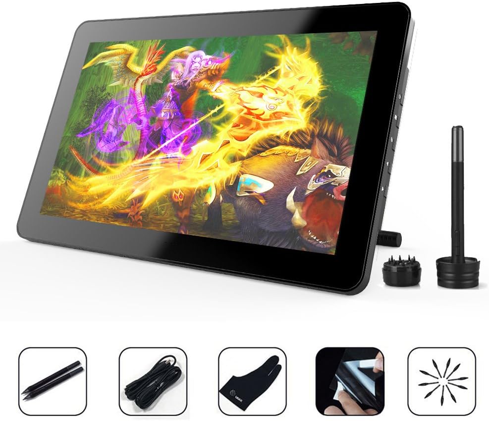 PNBOO PN1560 15.6 Inches IPS Screen HD Resolution Graphics Monitor Drawing Display (15.6 inch)