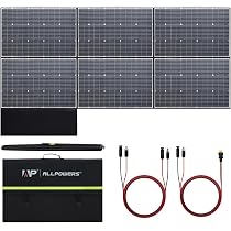 thumbnail interactive-video image 1 of ALLPOWERS 600W Foldable Solar Panel Kit - Monocrystalline, Portable, IP67 Waterproof For Outdoor Camping & Off-Grid 1 of 4