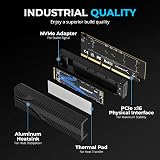 SABRENT M.2 NVMe to PCIe x16 Adapter with Aluminum Heatsink EC-TFPE view 3