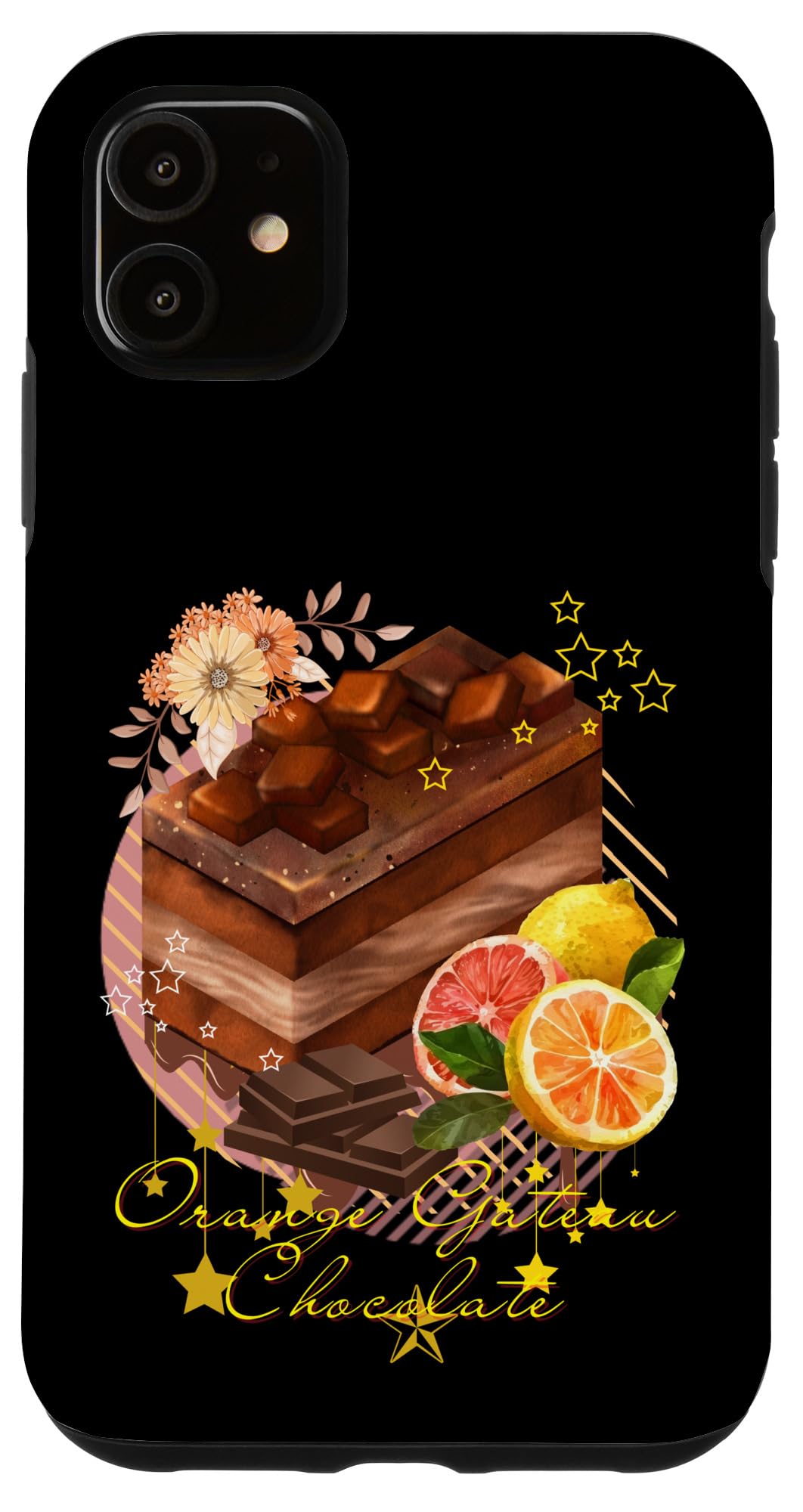 iPhone 11 Gateau chocolat, chocolate cake, patisseries, sweets,cooking Case