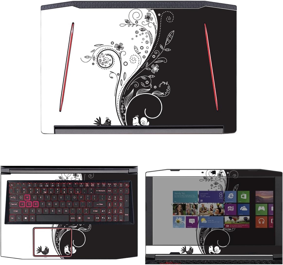 decalrus - Protective Decal Skin Sticker for Acer Predator Helios 300 G3-571 (15.6" Screen) case Cover wrap ACpredatorHelios300_G3-571-49