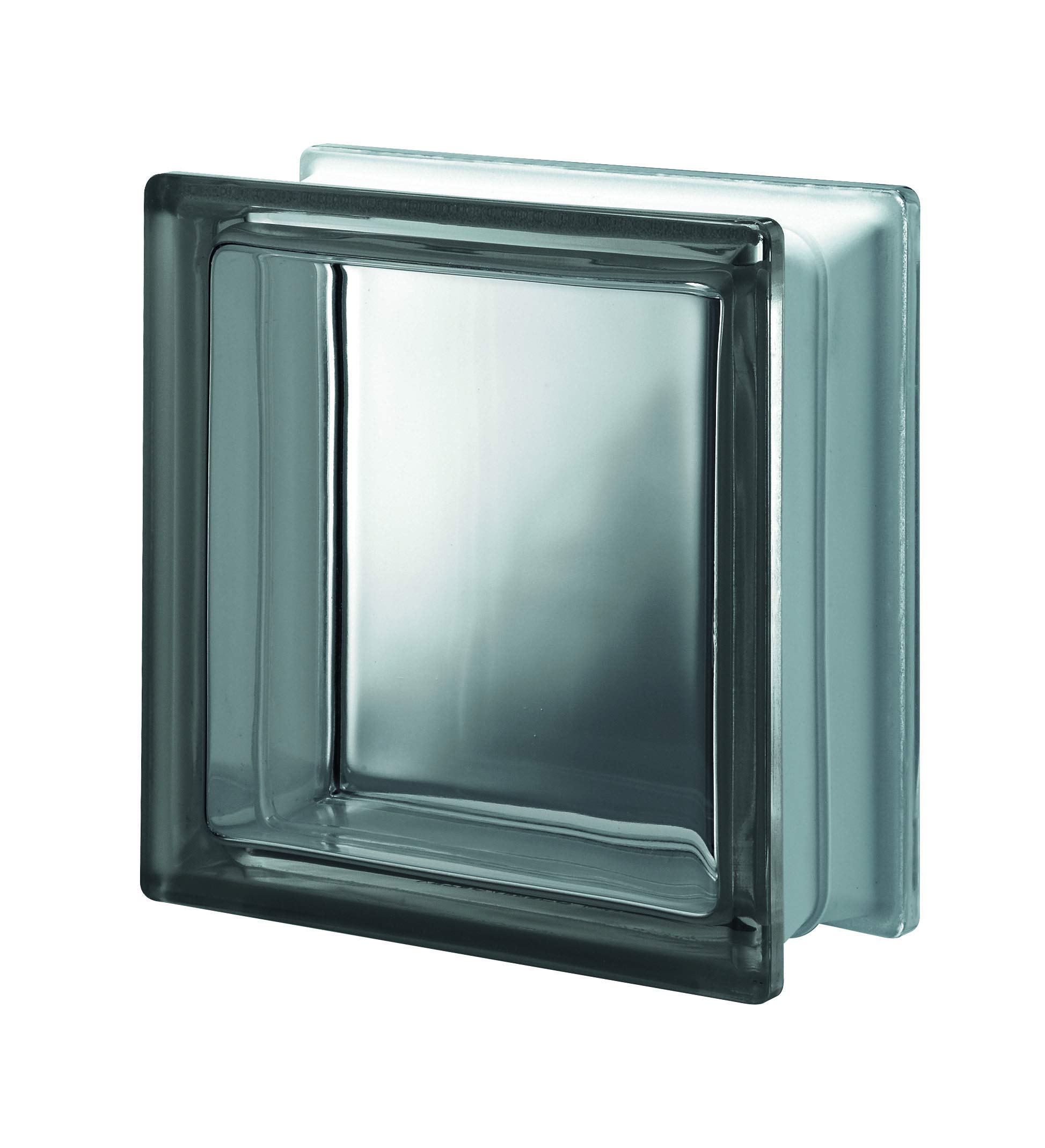 VITROLAND 012042 NO19/T Glass Block, Grey