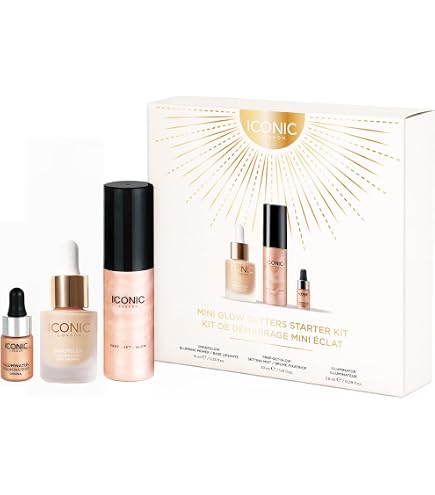 Amazon.com: ICONIC LONDON Makeup Set for Natural Glow | Power