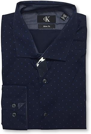 calvin klein slim fit stretch dress shirt