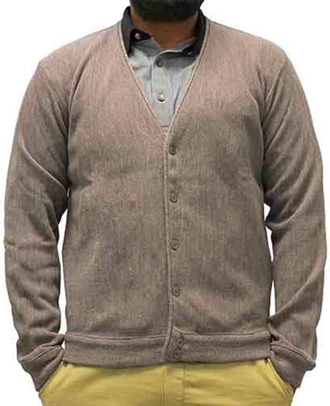 Men's L/S Links Cardigan Sweater 400037 (XXL, Tan) at Amazon Men’s