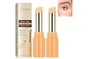 GRENBEN Revive + Glow Vitamin C Eye Balm (0.14 oz),Moisturizing & Hydrating Eye Cream, Brightening and Reducing Dark Circle, Firming Eye Cream (2 PCS)