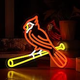 Atingxiao Baseball Neon Sign for Wall Decor with USB Power,Dimmable Baseball Sports light up signs for Fans Gifts,Game Room Bar Fan Gatherings,Party Club Dorm led lights men cave Size:14.17 * 12.72In