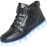 Kids Light up Shoes Led Shoes for Boys Girls USB Charging Flashing Trainers High Top Sneakers
