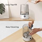 Homvana Humidifier 3.6L Cool Mist 34H Runtime 16dB Night Light Grey view 6