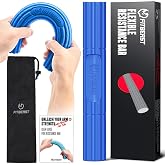 FitBeast Flex Therapy Bar, Tennis Elbow Therapy Bar - Ideal for Relieve Tendonitis Pain &amp; Improve Grip Strength, Fitness Resistance Bar for Golfers Elbow &amp; Tendinitis, Twist Bar for Physical Therapy