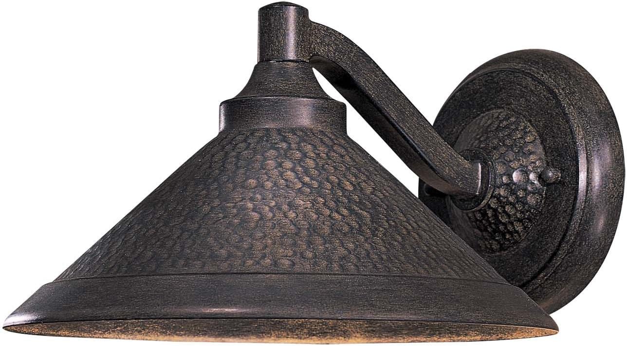 Minka Lavery Outdoor Wall Light 8102-A138, Kirkham Dark Sky Dark Sky Exterior Wall Lantern, 60 Watts, Bronze