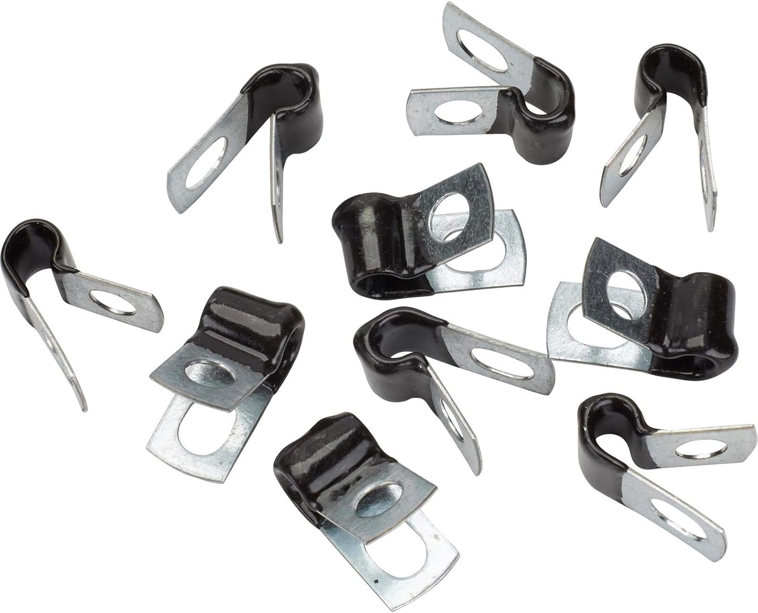 Insulated Fuel Line Tubing Mount Clamps 5/16 Inch Bag of 10 Clamps