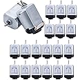 MTDELE 20Pcs Mini Small DC Motors 1.5V 3V 5V 6V 130 Micro Toy Electric Motors Compatible with for DIY Kids Projects