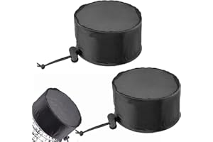 BIGGUN 2 Pcs Grow Tents Vent Cover - 6" Dustproof Duct Filter Vent Covers with Elastic Band and Fixed Buckle for Plant Grow Tent Accessories