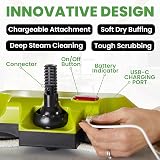 H2O HD 5-in-1 Plus Dual Buff Floor Steam Mop Handheld Cleaner view 6