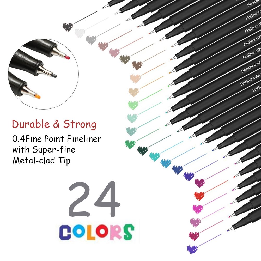 Gelanty Brush Pen Set, 80 Colori Pennarelli Doppia Punta, Penne in Feltro, Pennello Fine per Bullet Journal, Libri da colorare, Lettering, Calligrafia