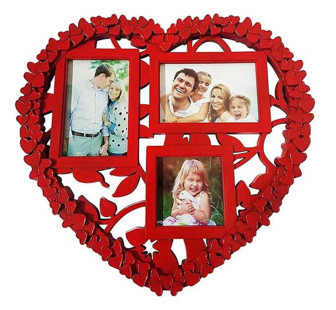 Buy Inaaya Heart Shape Photo Frame Perfect Gift for Wedding, Wall Frame