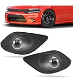 Amazon.com: HECASA Pair LED Fog Light Assembly Compatible with 2015-2022 Dodge  Charger/Charger SXT Front Bumper Fog Lamps w/Switch & Harness Driver  Passenger Side Clear Lens (Plastic) : Automotive
