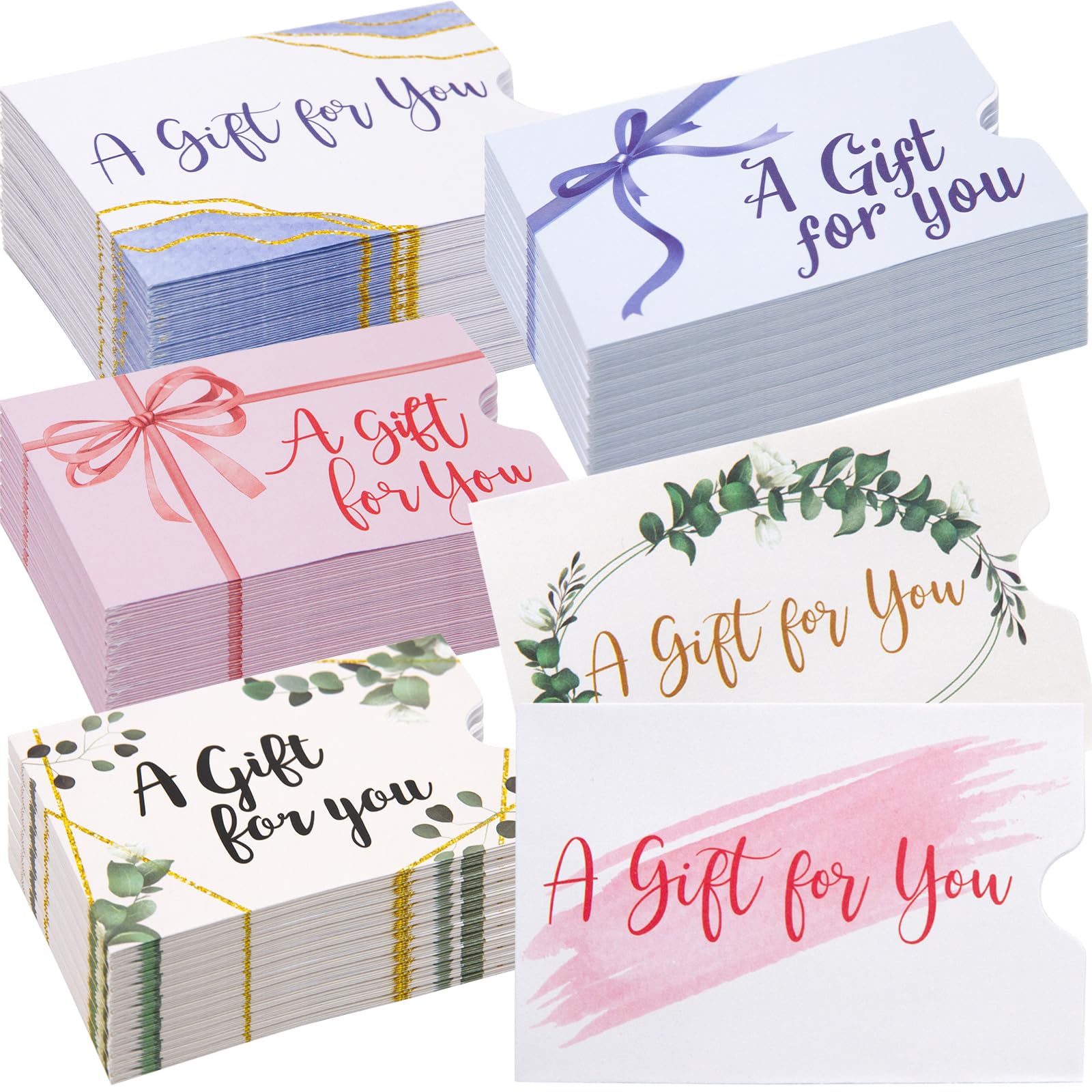 Photo 1 of 300 Pack Card Sleeves Credit Card Protector Hotel Key Card Holders Mini Business Card Envelopes