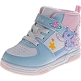 Josmo Girls High Top Sneakers Minnie Mouse Frozen Elsa Anna Paw Patrol Skye Lilo & Stitch Moana Character Shoes for Girls Size Toddler to Little Kid