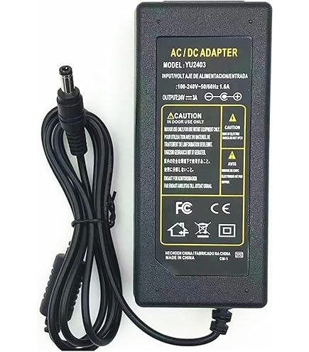 yu　1207 Amazon.com: 12V6A Power Adapter 72W Series Desktop LED