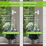 Neoteck Sash Jammer White Zinc Cast Alloy 2 pcs Sash Blocker Locks view 5