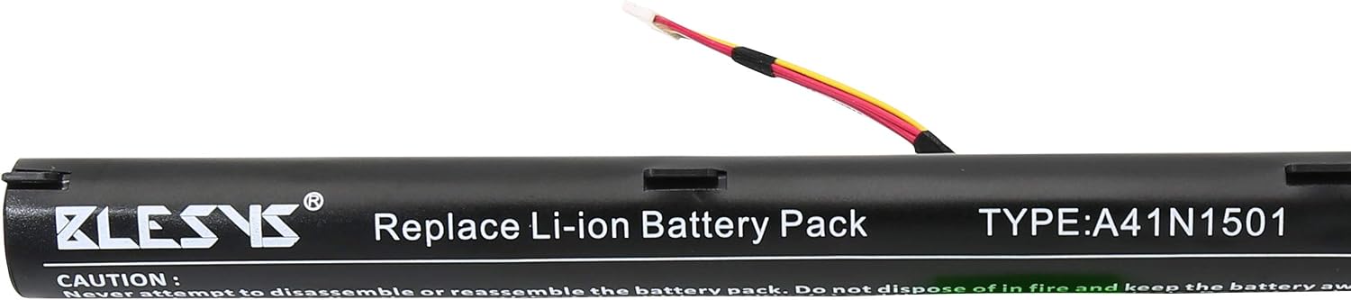 BLESYS Battery for ASUS ROG GL752VW, GL752V Series fits A41LK9H A41N1501, Black, A41N1501 Battery - Image 5