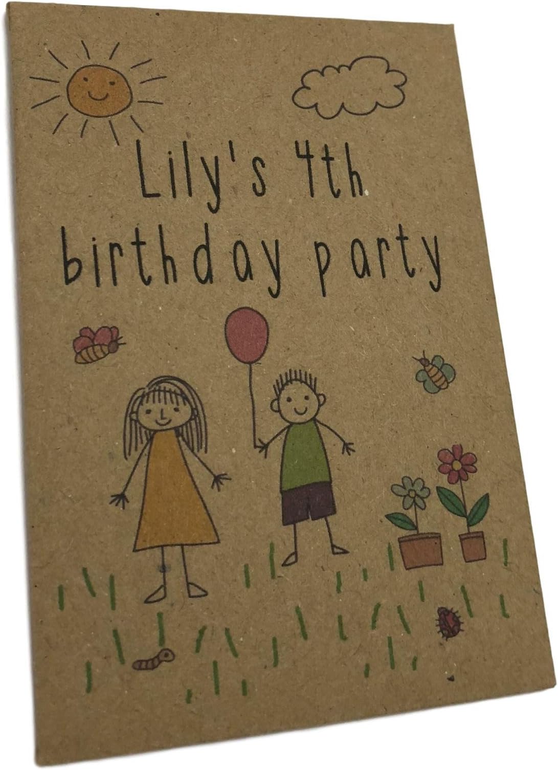 Eco Friendly Birthday Party Bag Fillers X 10 No Plastic Personalised Alternative Party Bag Favours Grow All Year CRESS