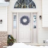COLORSPEC Lavender Wreath 18 Inch Front Door Outdoor Artificial Floral Decor view 5