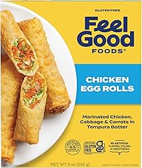 Feel Good Foods, Egg Rolls gluten free Chicken, 9 Ounce