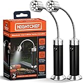 Night Chef Magnetic Grill Light – Ultra-Bright BBQ Lamp with 360° Gooseneck – Weatherproof Outdoor Light, Great Gift for Camp