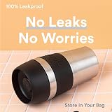 Moon 360° Travel Mugs Leakproof Insulated Stainless Steel 300ml Black view 7
