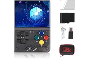 WESICH Miyoo Mini Handheld Game Console,2.8 Inch IPS Classic System Retro Video Games Consoles,with 64G TF Card and Wireless Networt Handheld Console Casual Game Console(Black)