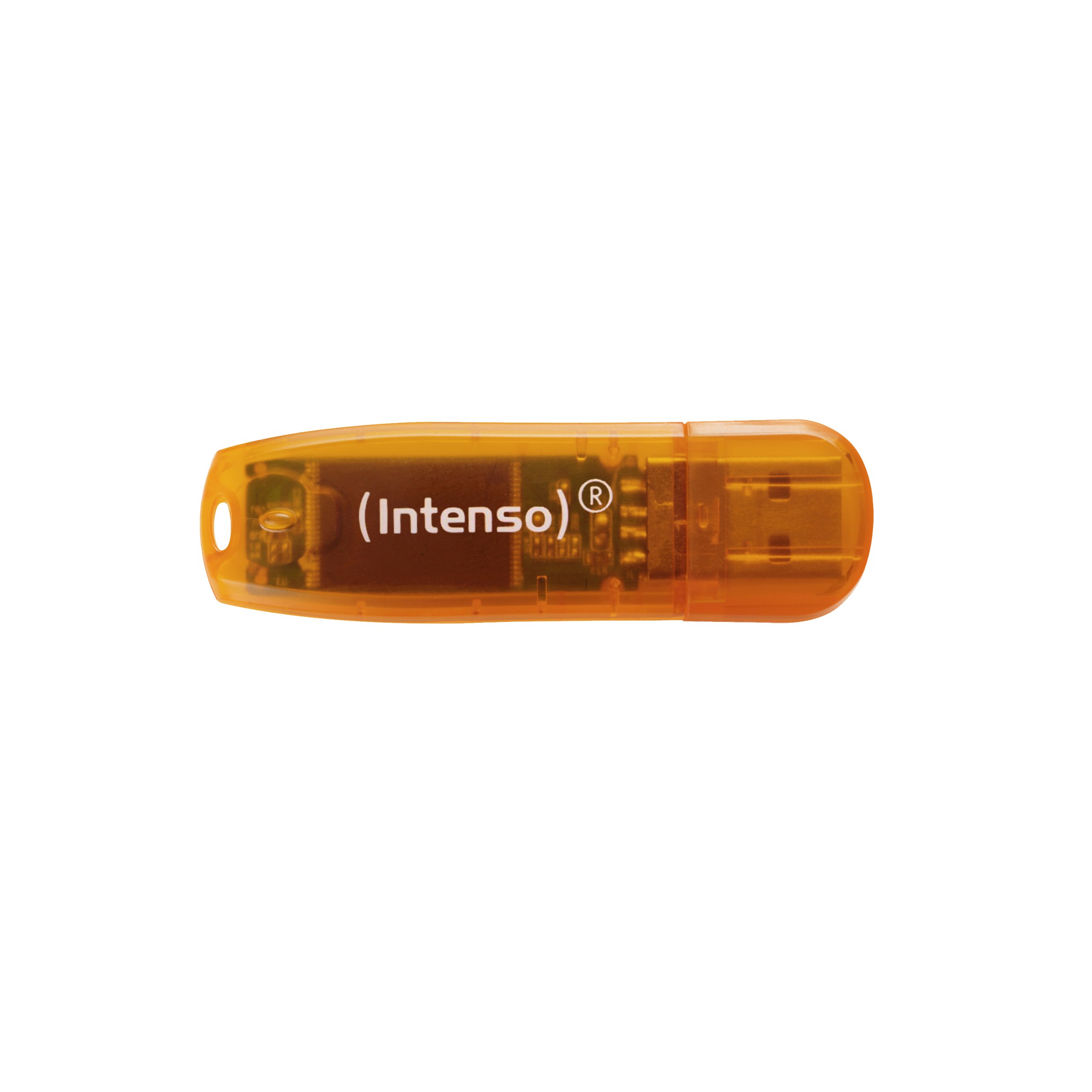Intenso 3506460 64 GB Rainbow USB 2.0 Flash Drive - Orange