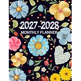 2 Year Monthly Planner- 2027-2028: With Holidays and Motivational Quotes (From January 2027 to December 2028)