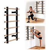 Swedish Ladder Stall Bar System, Wall‑Mounted Home Gym Fitness Equipment | Versatile wall‑mount gym system for bodyweight training. Ideal for calisthenics, yoga &amp; home full‑body fitness.