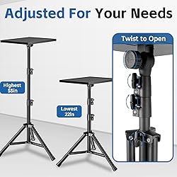 REHOSEUP Projector Stand, 33LB Load Bearing