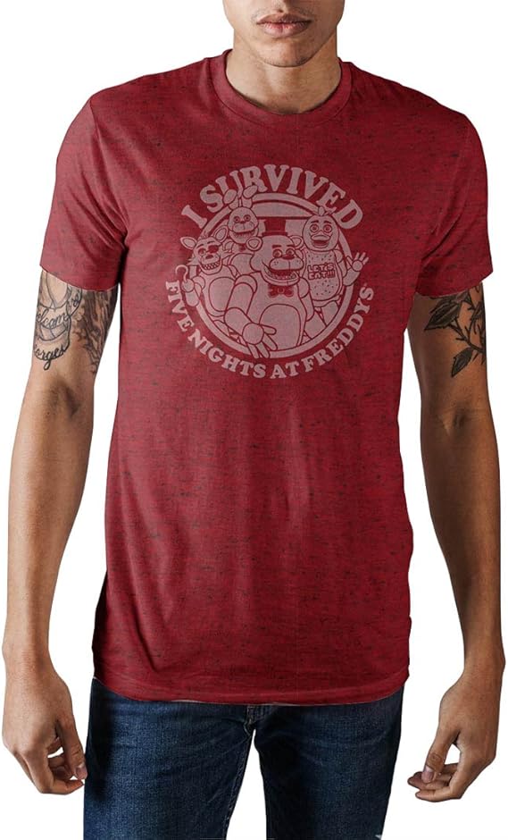 red t shirt outfit men