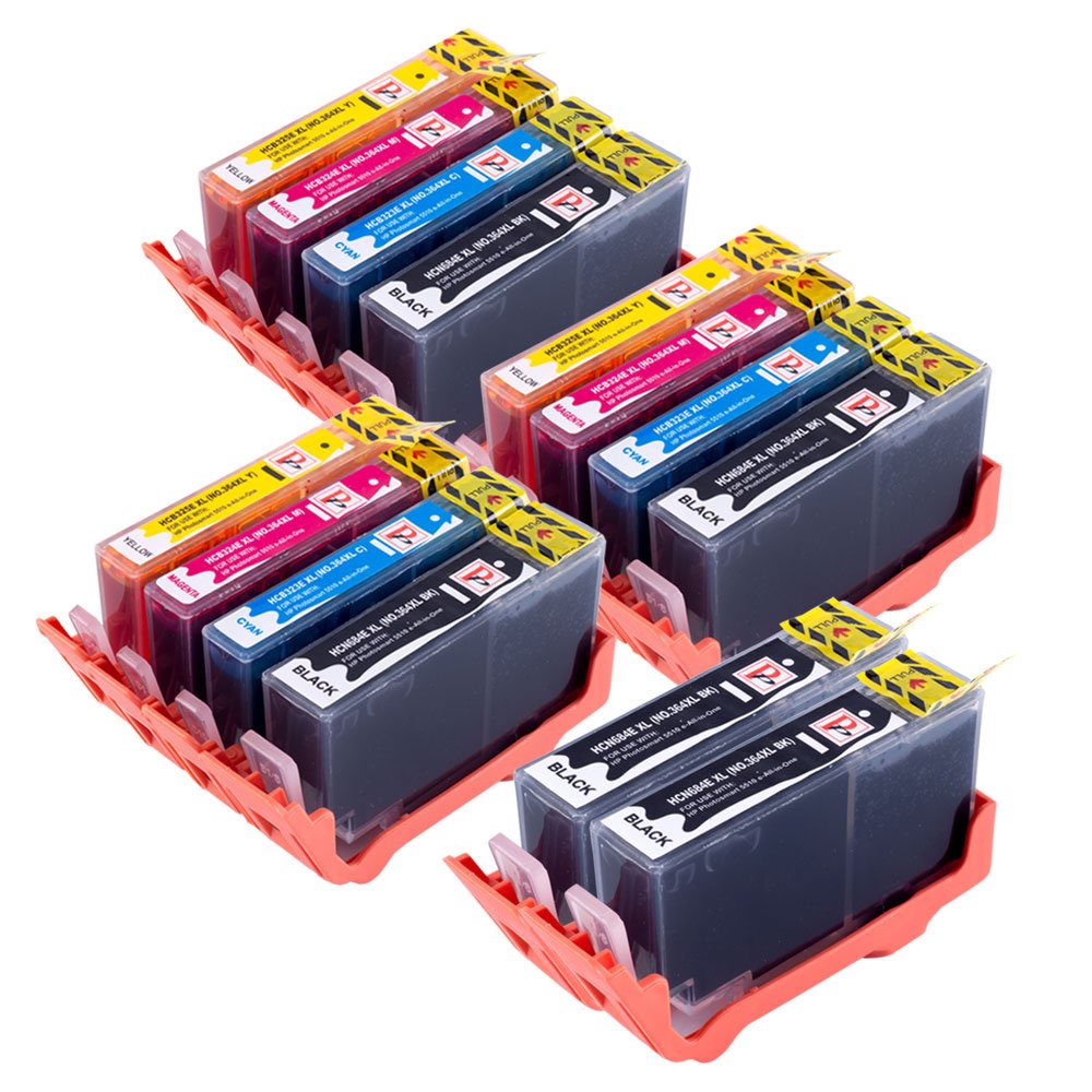 8 Compatible High Capacity Printer Ink Cartridges Replacement for 364 XL For HP