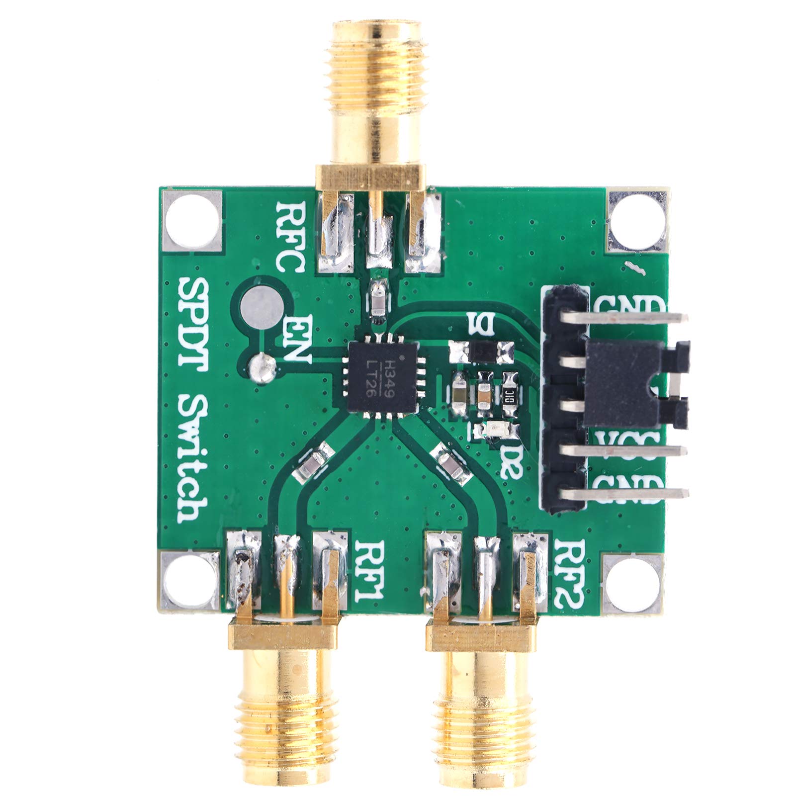 Natudeco Switch Module Switch Board Single Pole Double Throw SMA Interface Switch Board 50Ohms Input Output Impedance Radio Frequency Switch Replacement (HMC849)